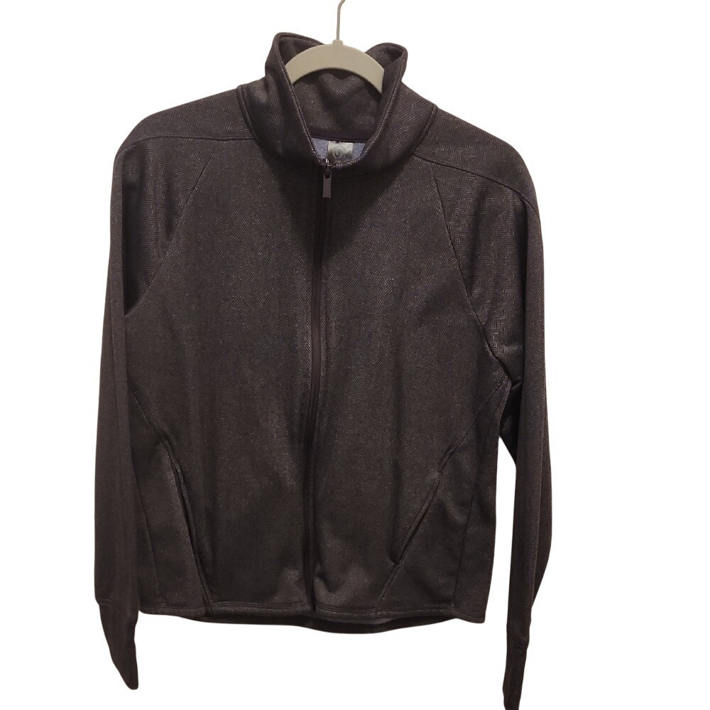 EUC Champion Burgundy Herringbone Athletic Jacket Medium